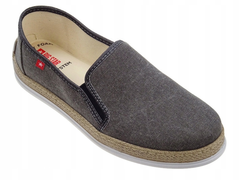 Espadryle mokasyny męskie BIG STAR JJ176009 42