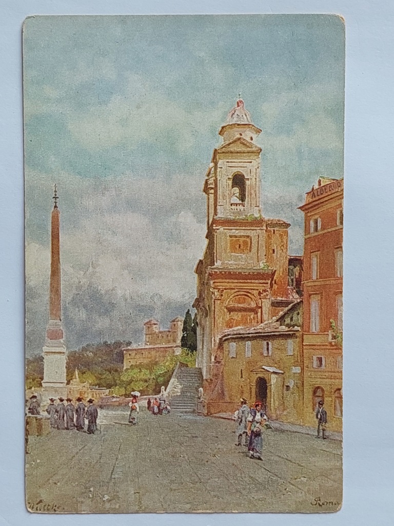 Włochy Rzym Trinita dei Monti