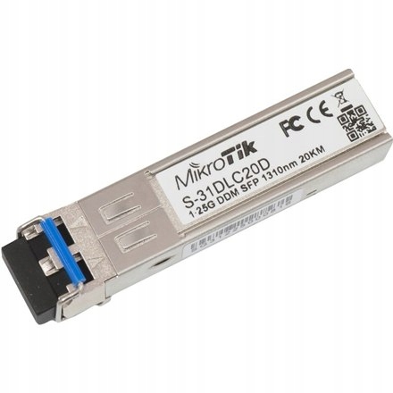 MikroTik S-31DLC20D SFP, Single-Mode Fiber, Dual L