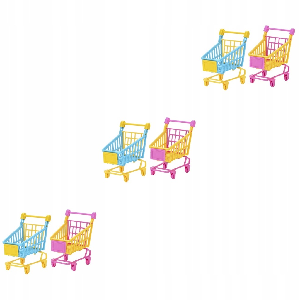 Simulation Trolley PVC Simulation Trolley 6 Pcs