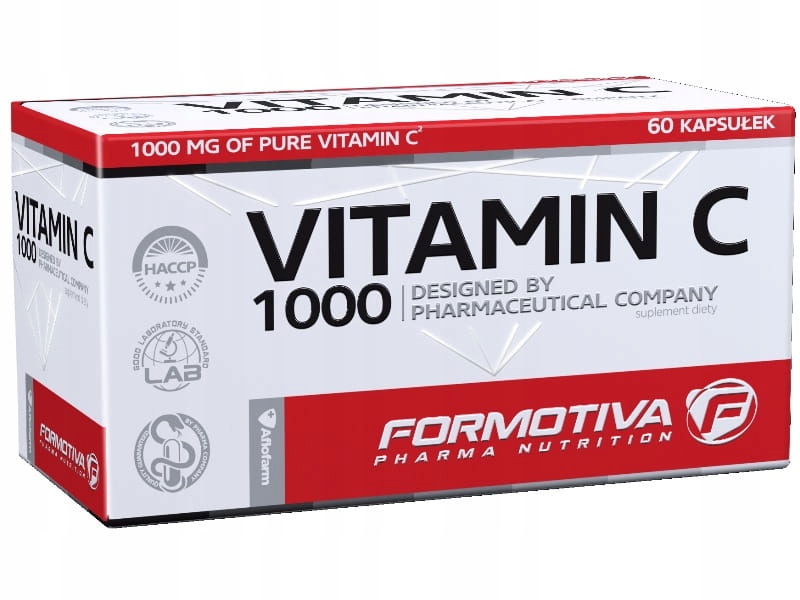 Formotiva Vitamin C 1000 60kaps Antyoksydant Wit.C