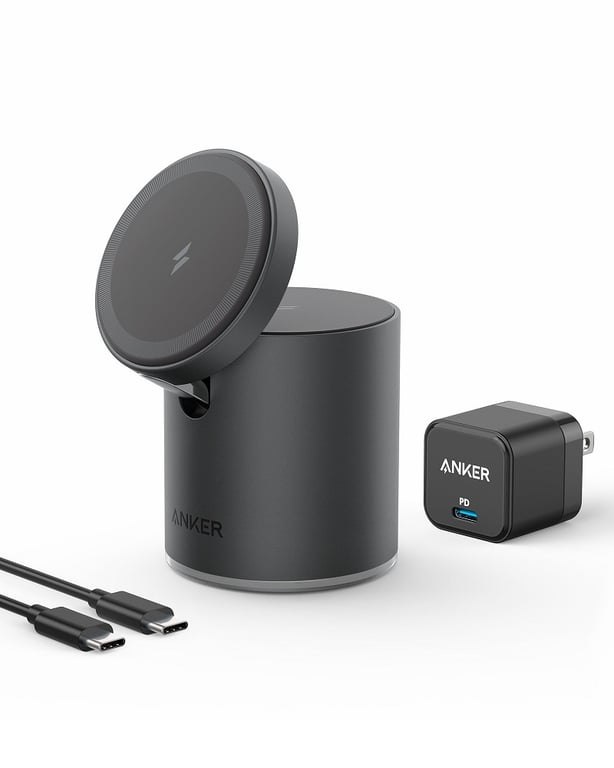 Anker POWERWAVE MAG-GO 2 IN 1 DOCK Szary Wewnętrzn
