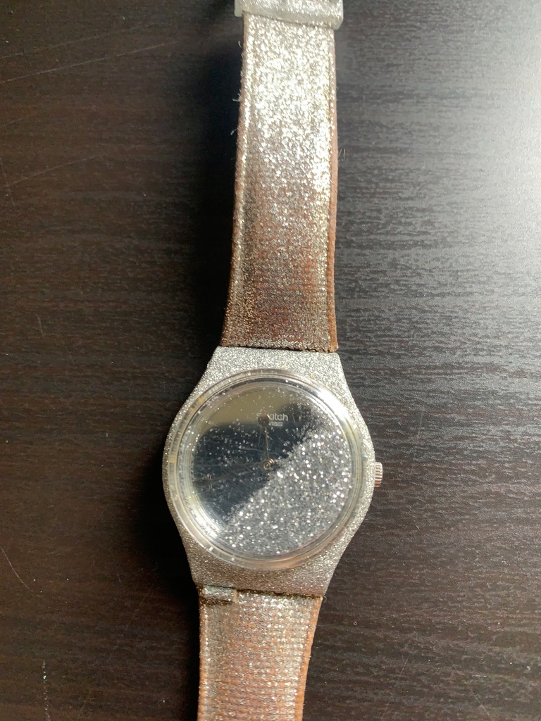 Swatch silver glistar hotsell