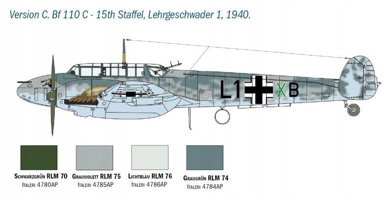 Купить Italeri 2794 Мессершмитт Bf 110 C/D 1:48: отзывы, фото, характеристики в интерне-магазине Aredi.ru