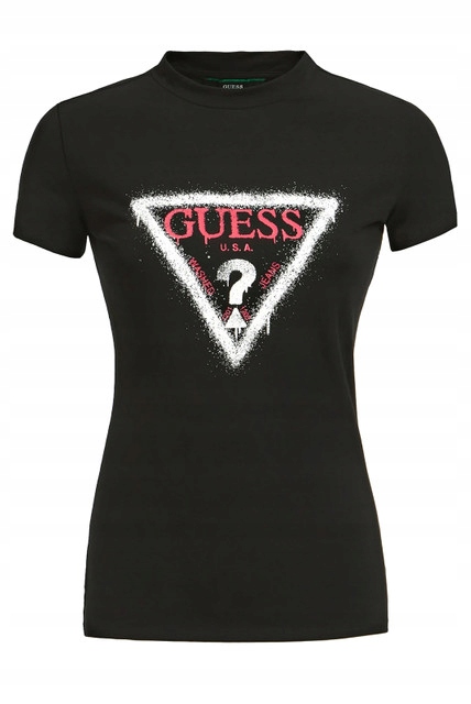 GUESS T-Shirt Koszulka DAMSKA W0BI0BJ1311 SLIM FIT