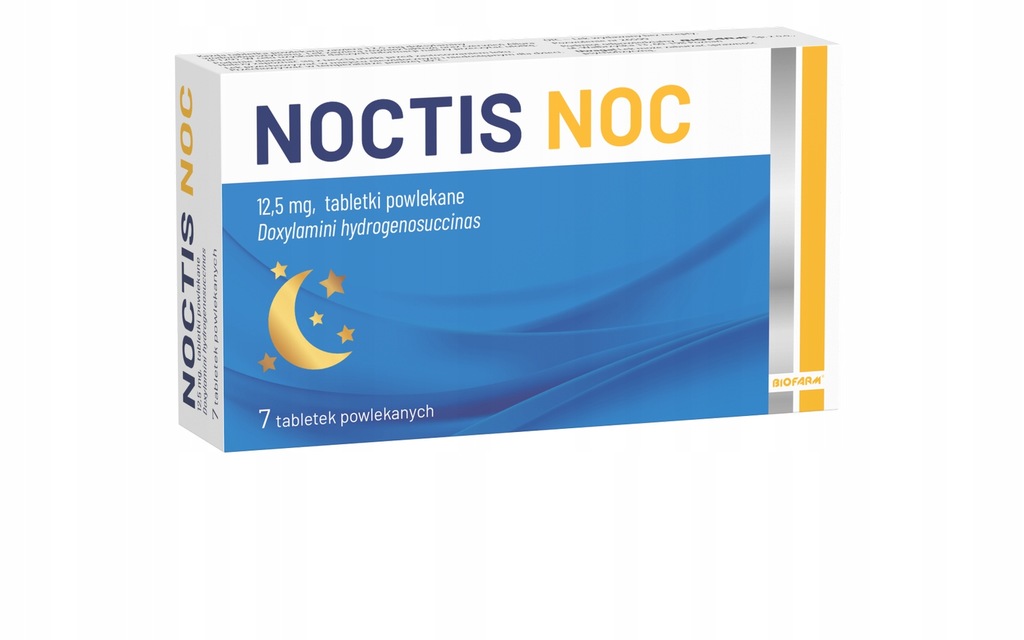NOCTIS NOC 12,5MG 7TABLETEK USZKODZONE OPAKOWANIE