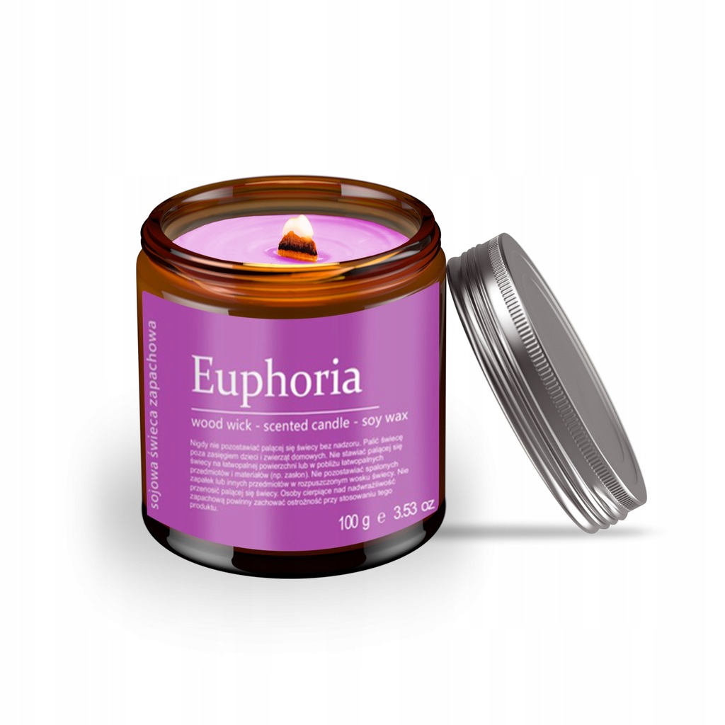 EUPHORIA Sojowa Świeczka zapachowa w szkle perfum