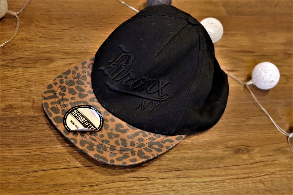 H&M czapka z daszkiem panterka uniwersalna