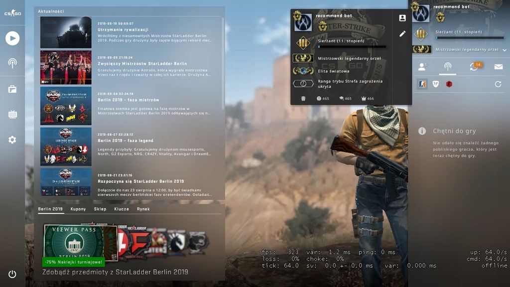 CS:GO 100 REKOMENDACJI TRUST FACTOR BOOST CSGO