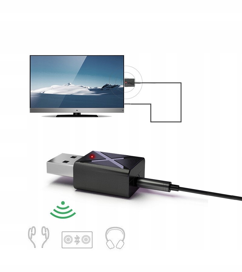 Купить ПЕРЕДАТЧИК BLUETOOTH ПЕРЕДАТЧИК + ПРИЕМНИК: отзывы, фото, характеристики в интерне-магазине Aredi.ru