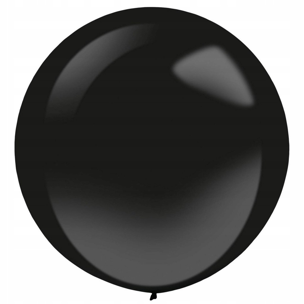 Balony Decorator Fashion Jet Black Czarne, 61cm, 4 szt.