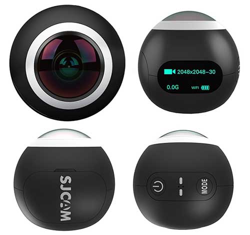 Kamera SJCAM SJ360 2K, WiFi, Bluetooth, sportowa