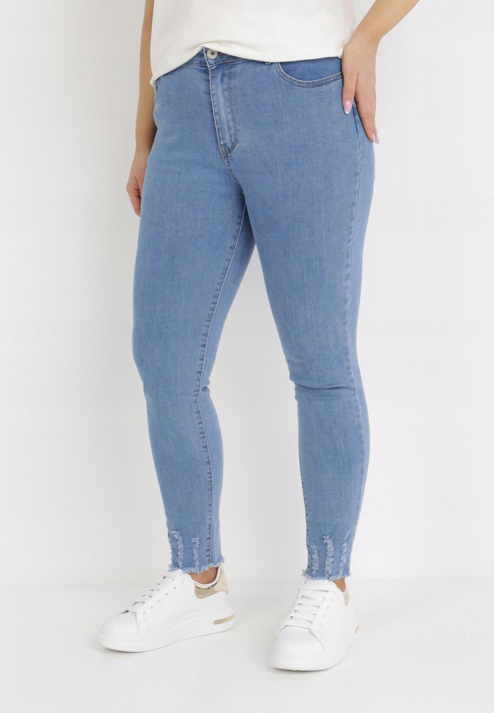 Born2Be Niebieskie Jeansy damskie 48 Skinny