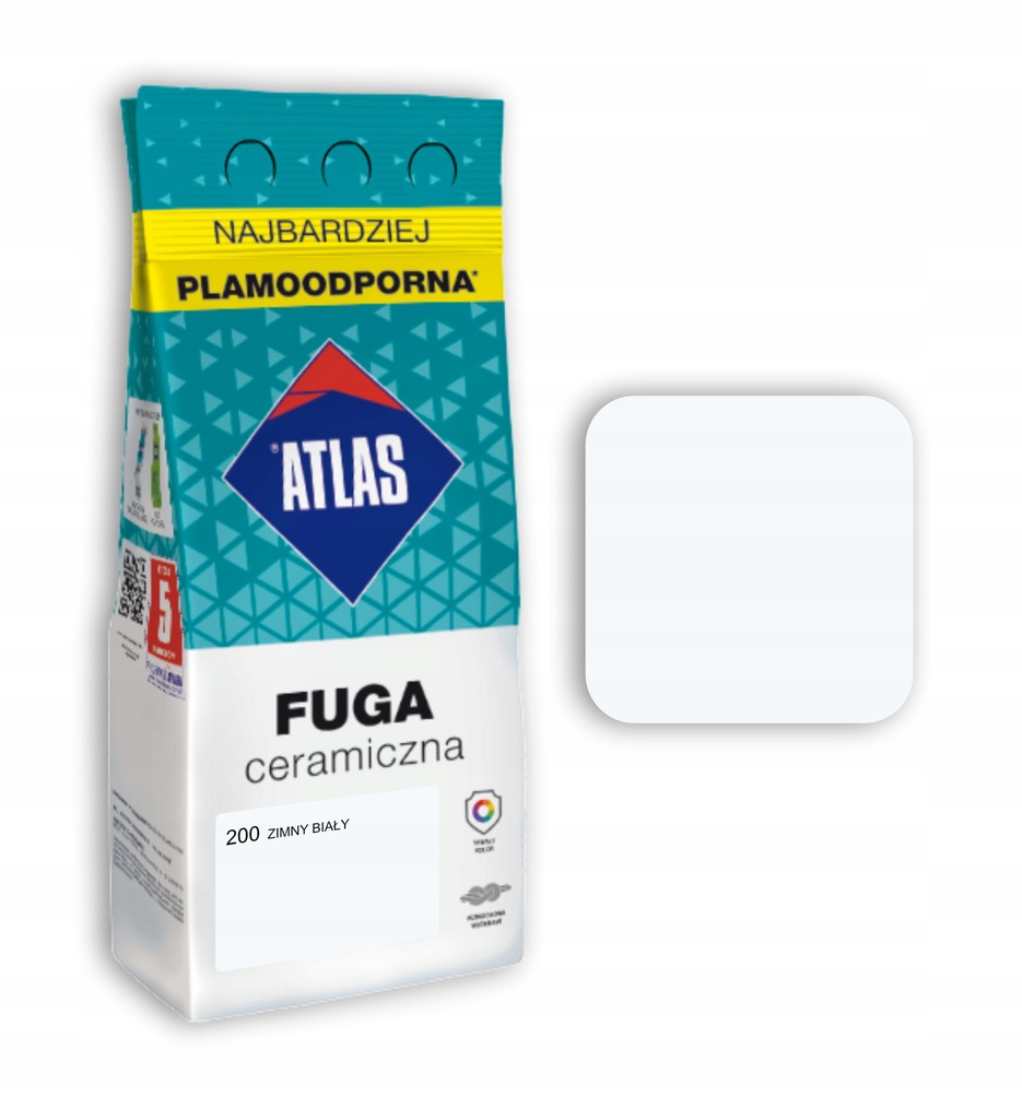 Atlas fuga ceramiczna 200 - zimny biały 2kg