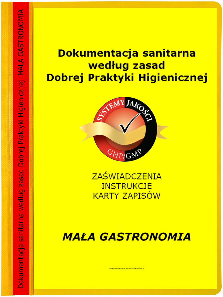 Dokumentacja sanitarna GMP GHP Mała Gastronomia