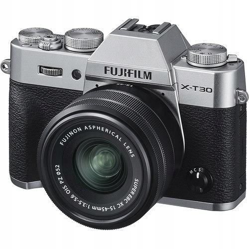 Fujifilm X-T30 + 15-45mm srebrny