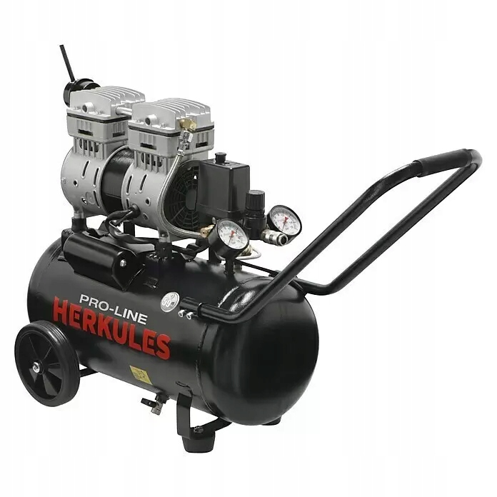 Kompresor HERKULES SILTEK 24L 8bar 1kW cichy 59dB