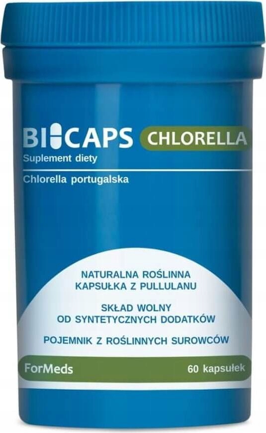 Bicaps Chlorella portugalska 530mg 60 porcji 60 ka