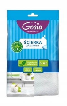 ŚCIERKA ŚCIERECZKA GOSIA JAK BAWEŁNA ECO BIO 5szt