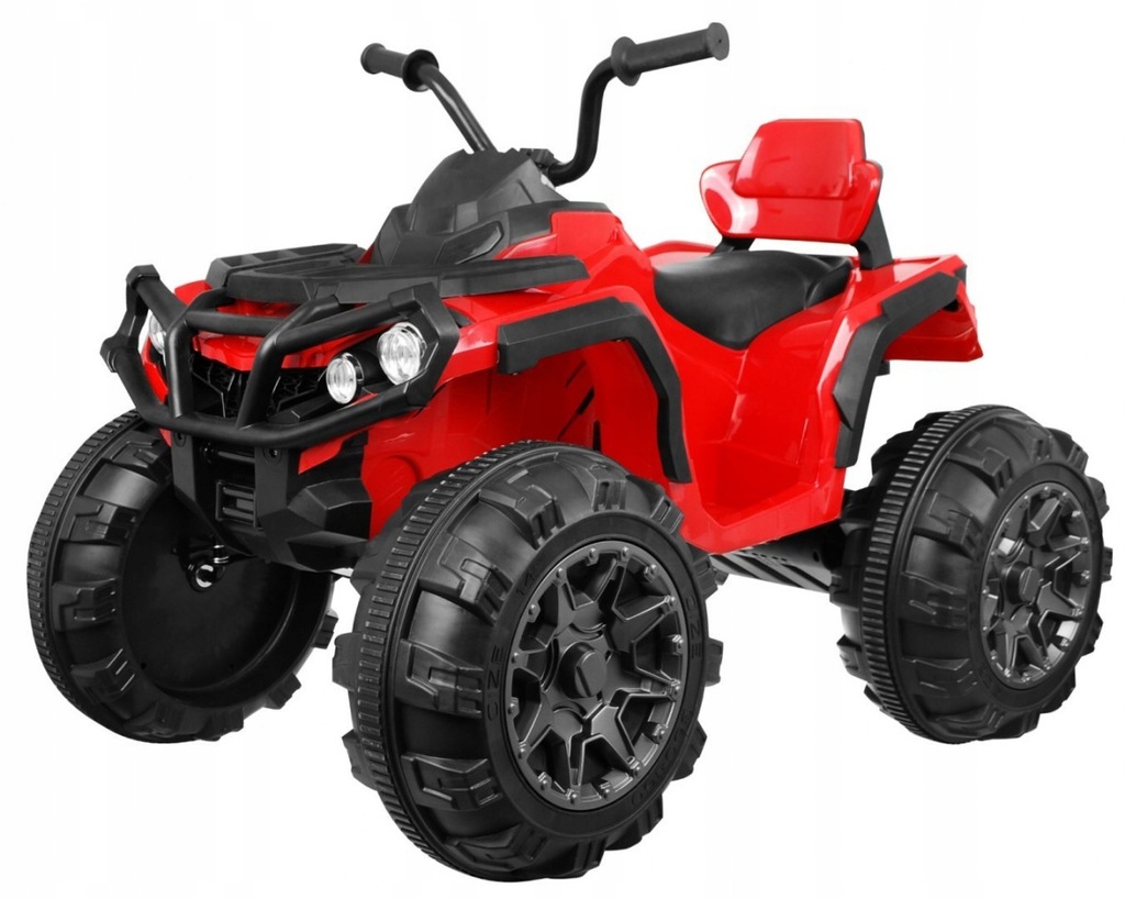 Quad ATV 2.4GHz na akumulator dla dzieci Czerwony + Pilot + Koła EVA