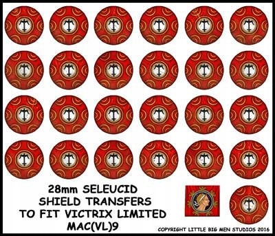 VICTRIX Macedonian Shield transfers 9 / Arkusz kalkomanii
