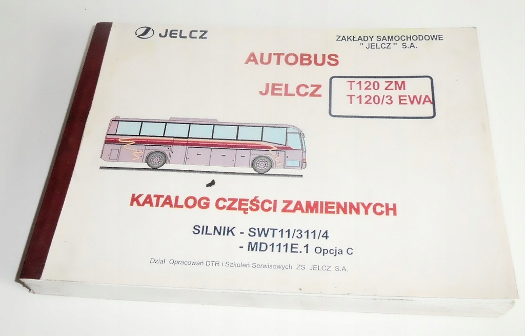 AUTOBUS JELCZ T120 ZM, T120/3 EWA – KATALOG CZĘŚCI