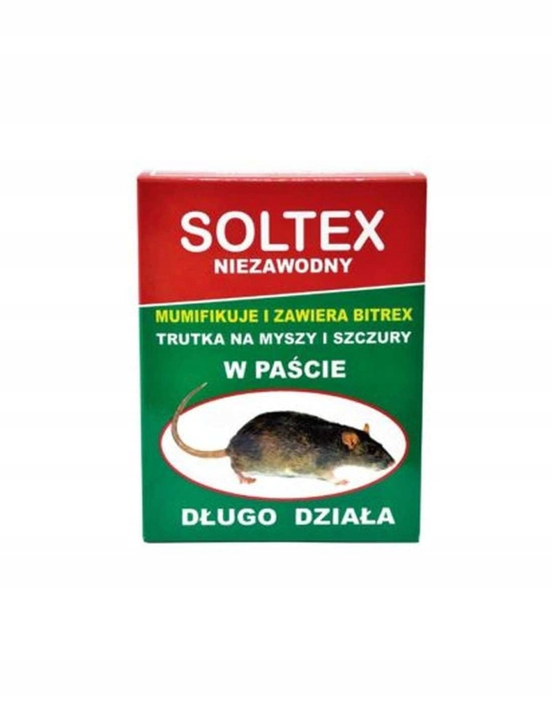 Pasta na myszy i szczury 250g + 10g Soltex