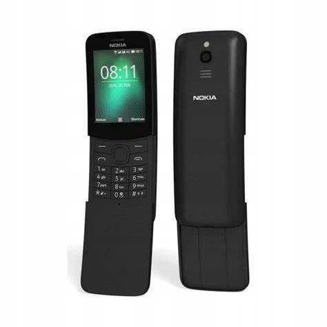 Nokia 8110 4G Dual Sim Black - FV23%