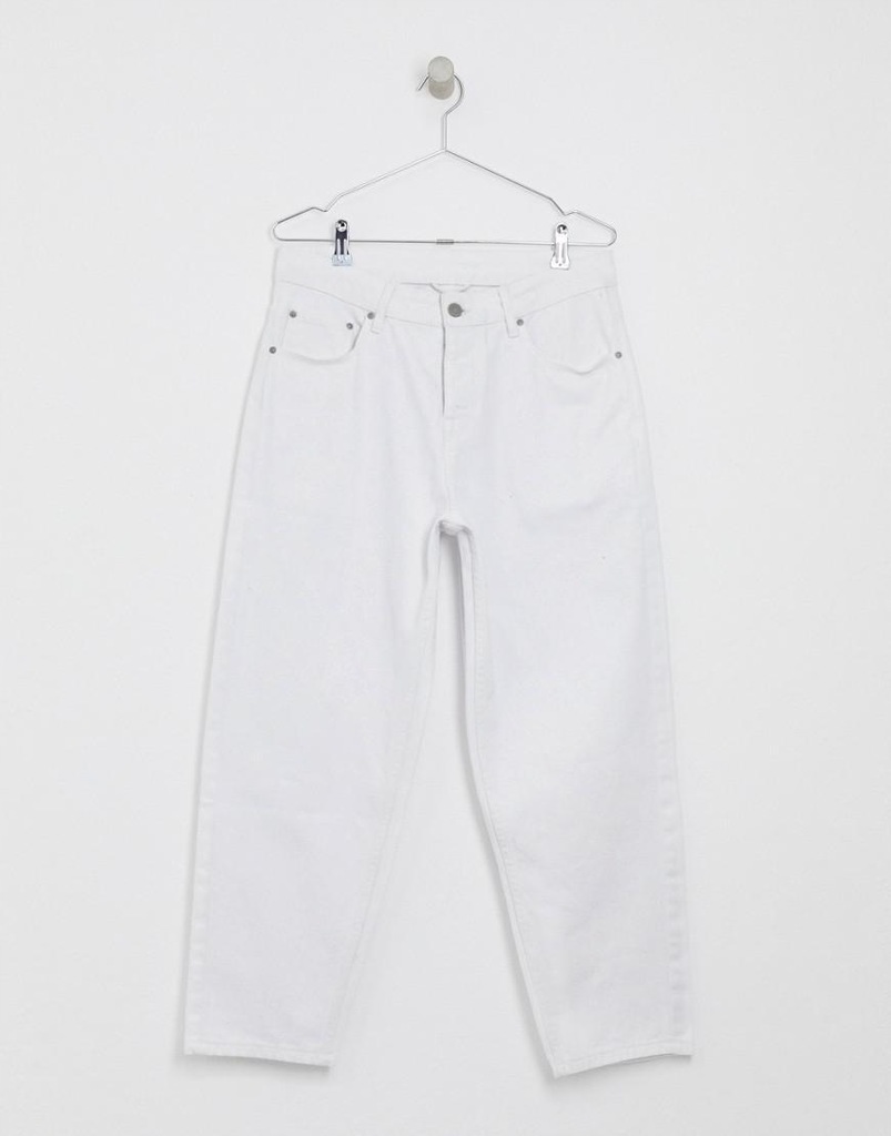 ASOS__XZX BIAŁE JEANSY MĘSKIE __W32/L32