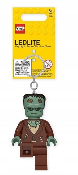 LEGO Brelok latarka Frankenstein zielona Halloween