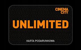 Karta Unlimited Cinema City na 12m-cy Cała PL Warszawa PROMO