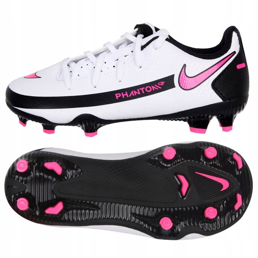 Buty Nike JR Phantom GT Club FG/MG DC9466 160 BIAŁ