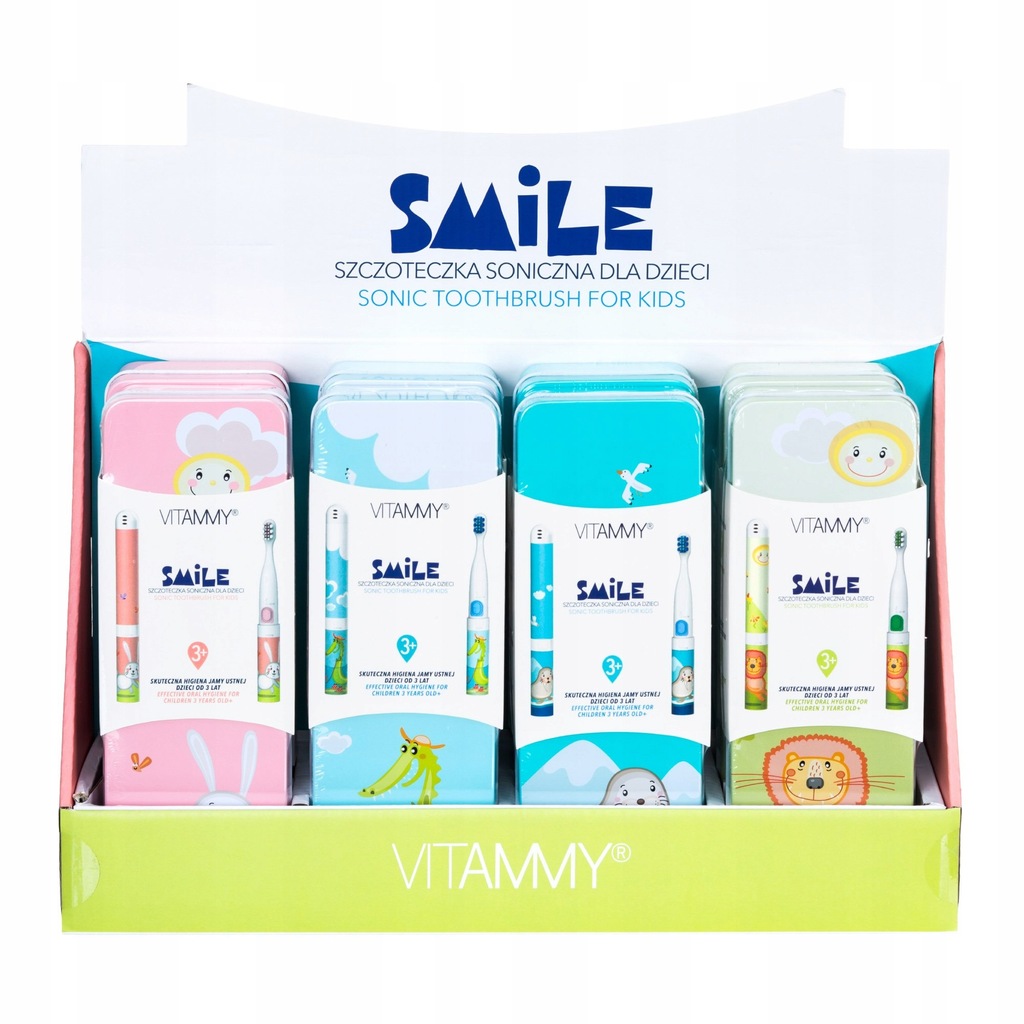 Купить Зубная щетка VITAMMY Smile Sonic для детей 3+: отзывы, фото, характеристики в интерне-магазине Aredi.ru