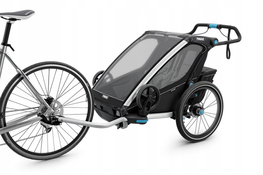 3w1 Przyczepka Wózek THULE Chariot Sport 2 czarna