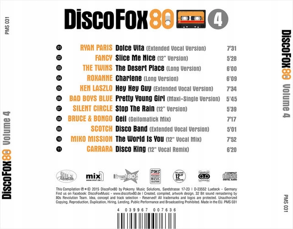 Купить Оригинальная коллекция макси-синглов Disco Fox80, том 4: отзывы, фото, характеристики в интерне-магазине Aredi.ru