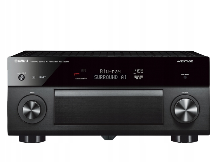 Купить Ресивер Yamaha MusicCast RX-A2080 черный: отзывы, фото, характеристики в интерне-магазине Aredi.ru