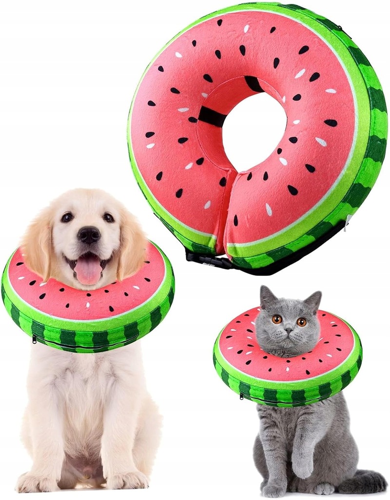 Dmuchana obroża dla psa i obroży dla kota, r. M