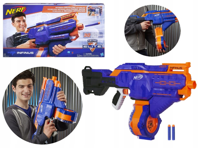 Súng Nerf Gun Nerf Strike Infinus Nerf Elite N-Strike Wyrzutnia