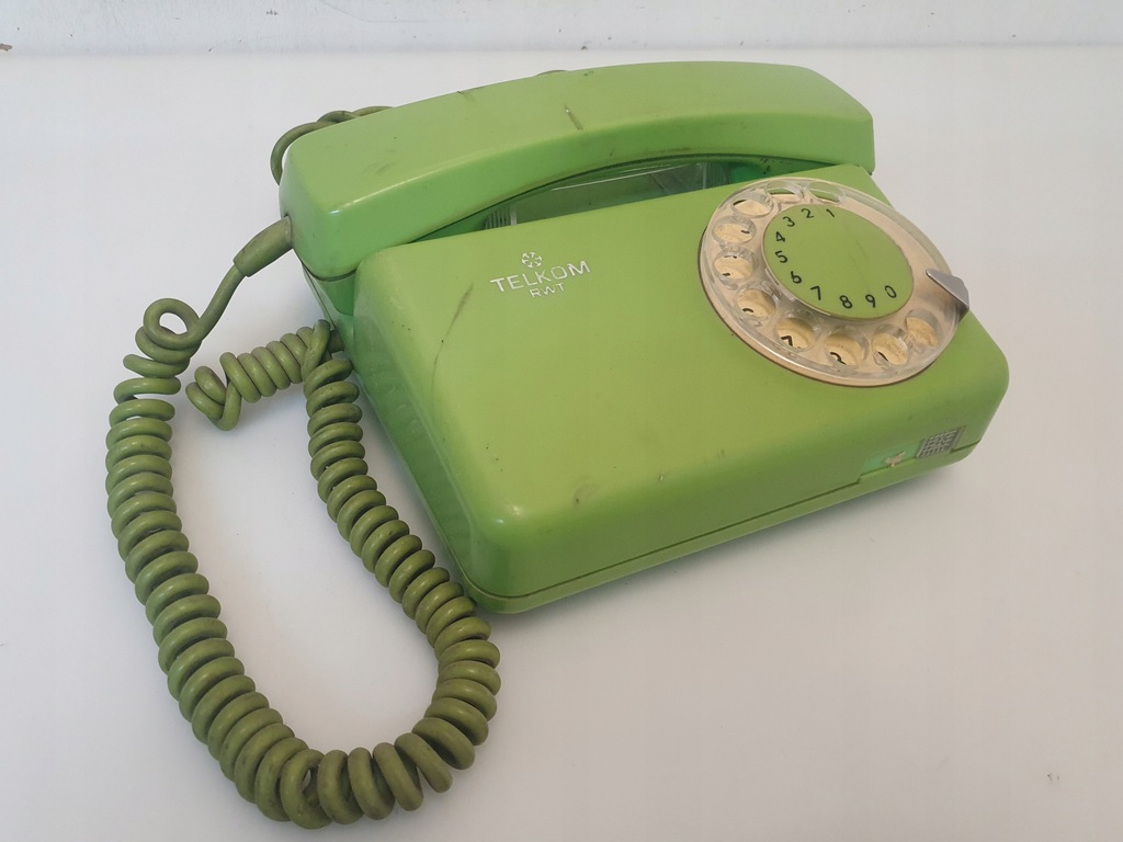 Stary telefon stacjonarny TELKOM RWT TULIPAN A