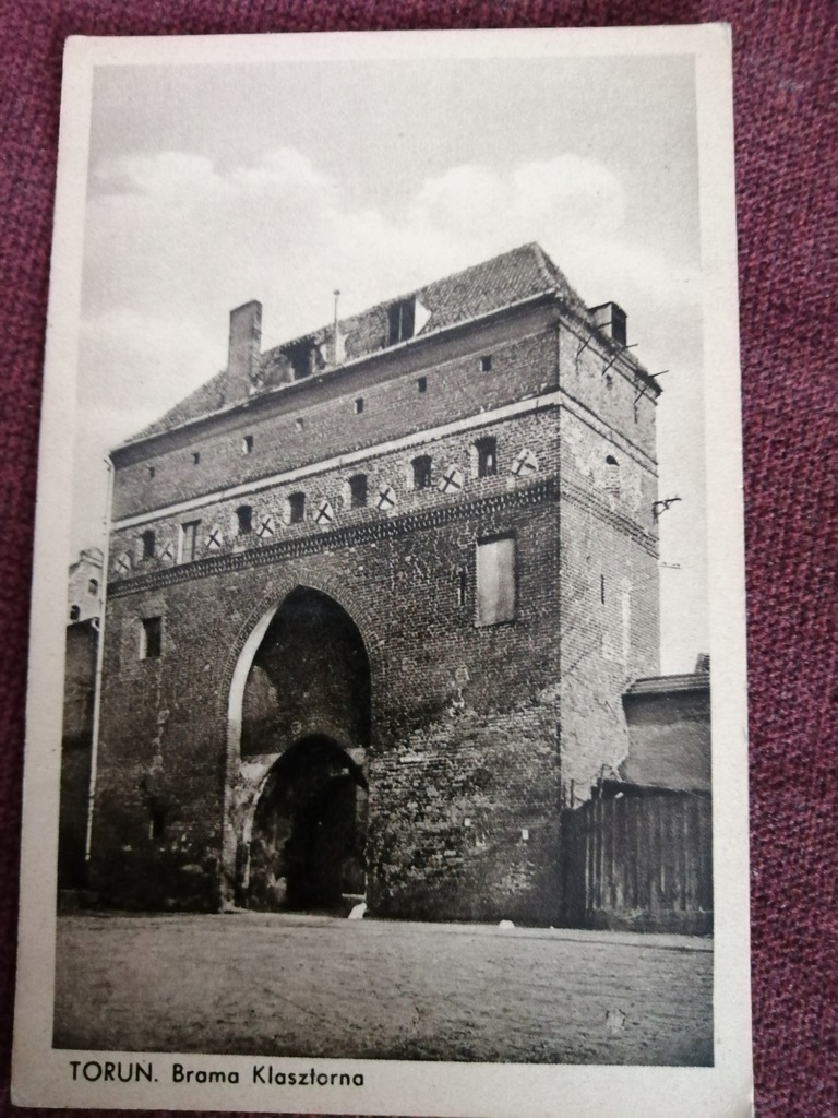 TORUŃ - 1935- BRAMA KLASZTORNA