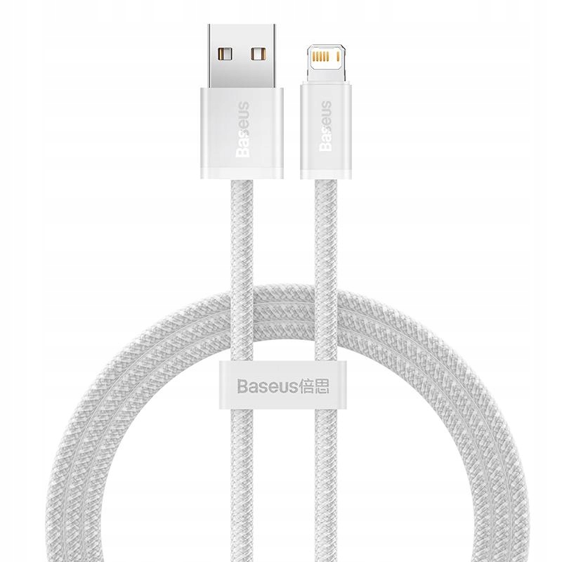 Kabel Baseus USB - Lightning Dynamic 2.4A 1m (biały)
