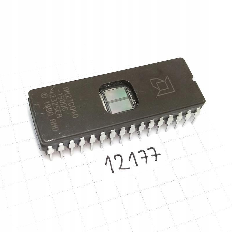 Pamięć EPROM 27C040 4Mbit 150ns CDIP32UV CMOS/TTL AMD AM27C040-150DC