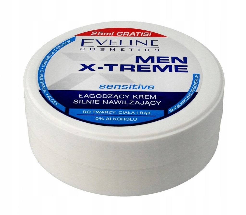 Eveline Men X-Treme Sensitive Łagodzący Krem silni