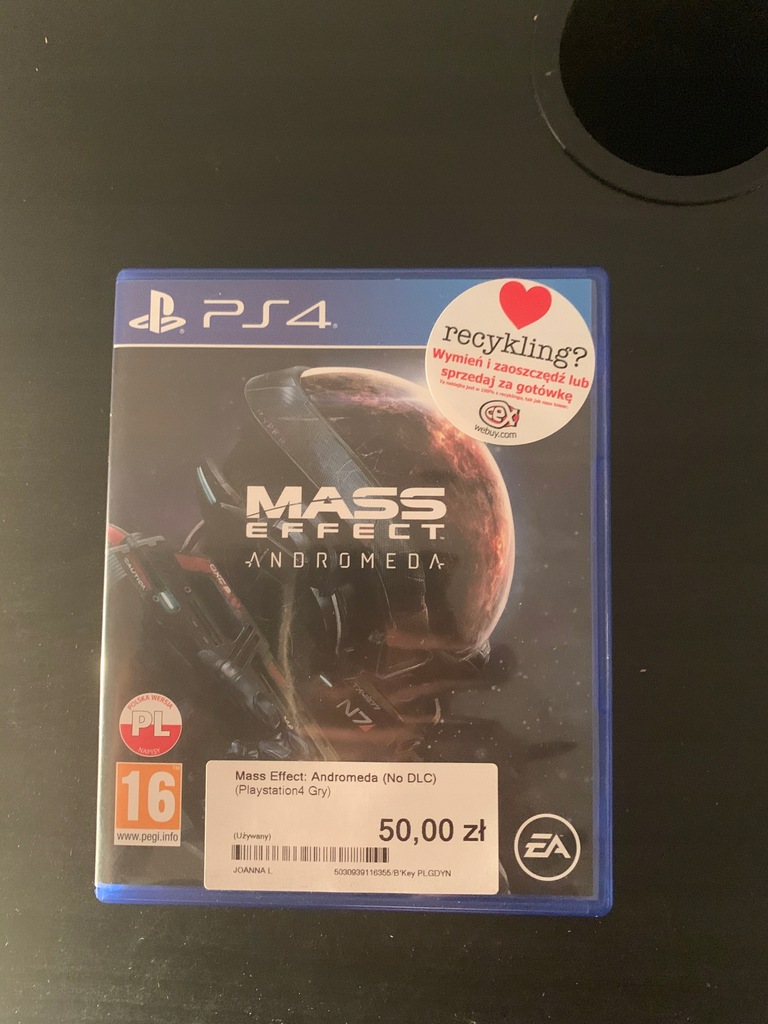 MASS EFFECT 4 ANDROMEDA PL PS4 UŻYWANA