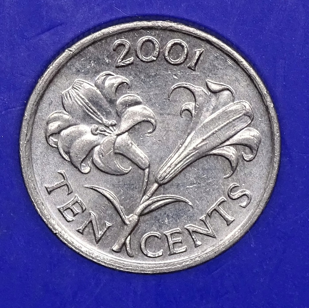 000085 Bermudy - Ten Cents - 2001 - 10 Centów - Elżbieta II