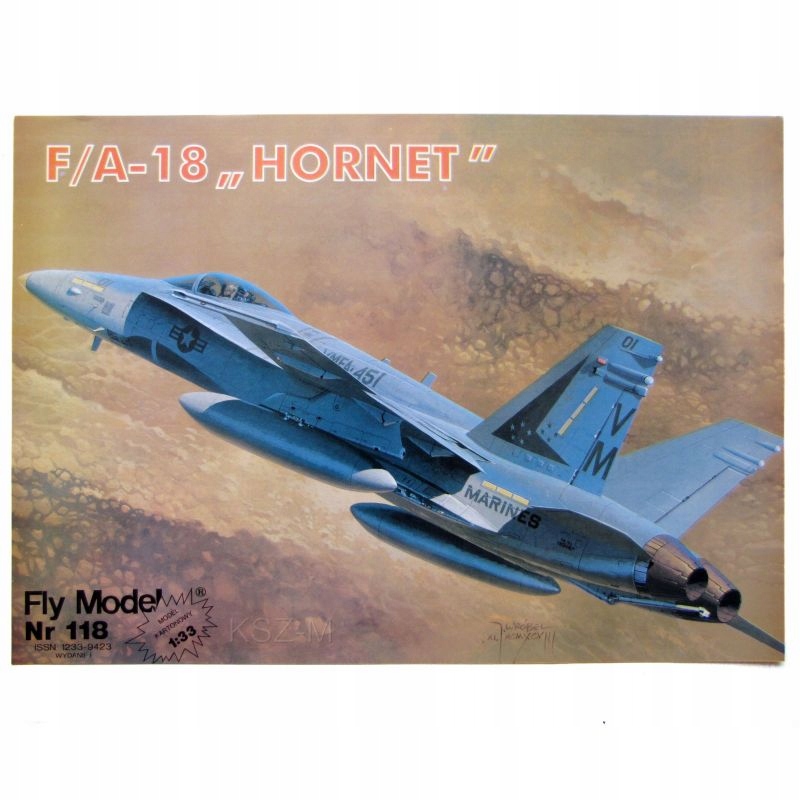 Fly Model 118 - Samolot F/A-18 Hornet 1:33