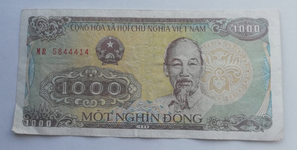 Wietnam 1000 dong 1988