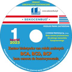 Sekocenbud Biuletyny Scalone BCA, BCD 1 kw 2023 cd