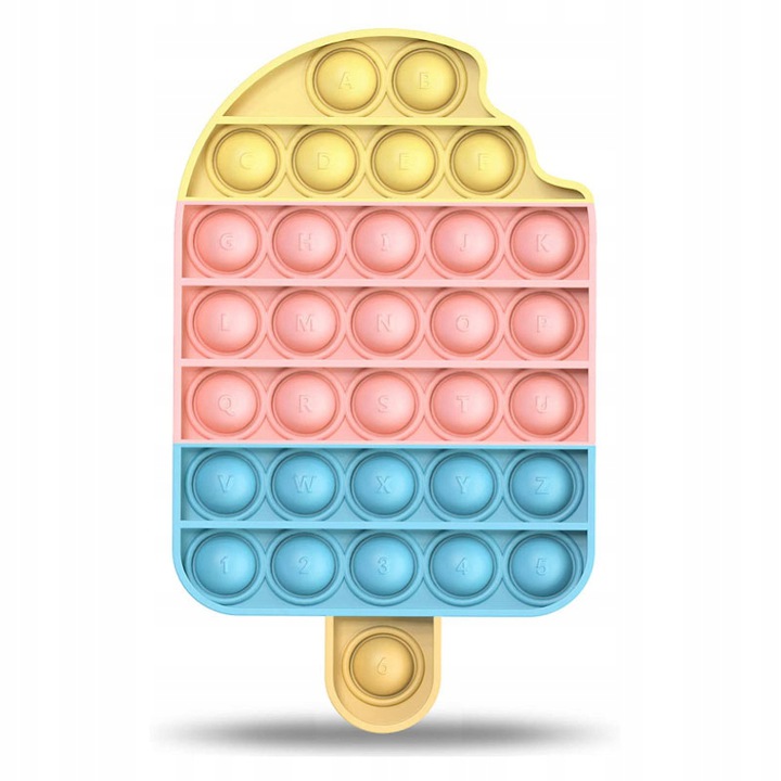 POP IT PUSH FIDGET TOY duży lód ice cream antystr
