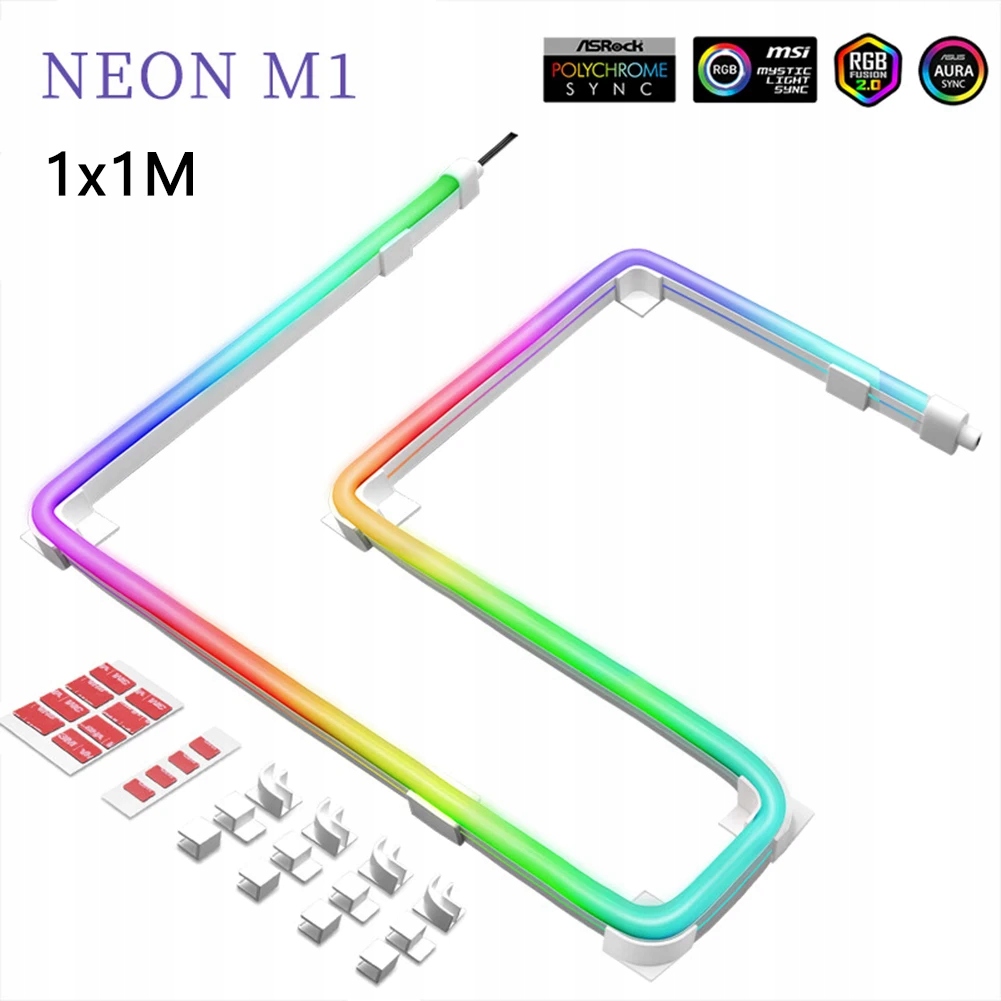 5V 3Pin ARGB LED pasek Aura Sync elastyczna t